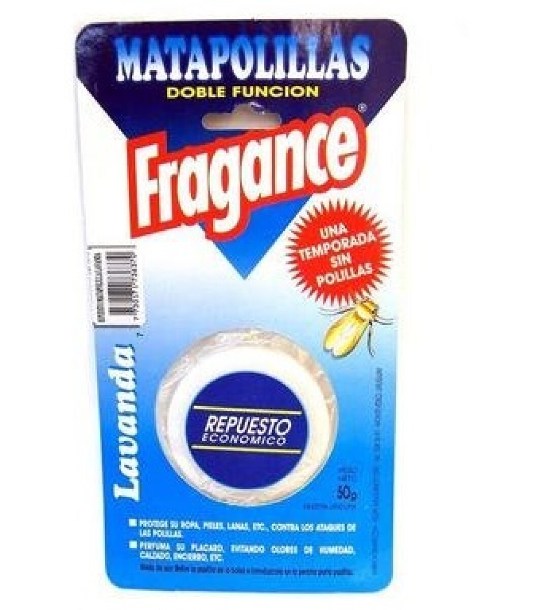 REPUESTO MATAPOLILLA PARADICLORO PERCHA LAVANDA FRAGANCE 