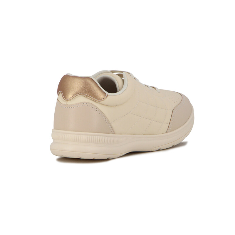 Comfortflex Calzado Deportivo C/ Cordones De Elástico - Crema Crema