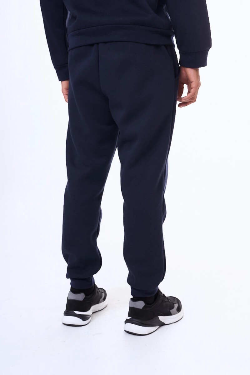 Pantalon de felpa Campana Azul