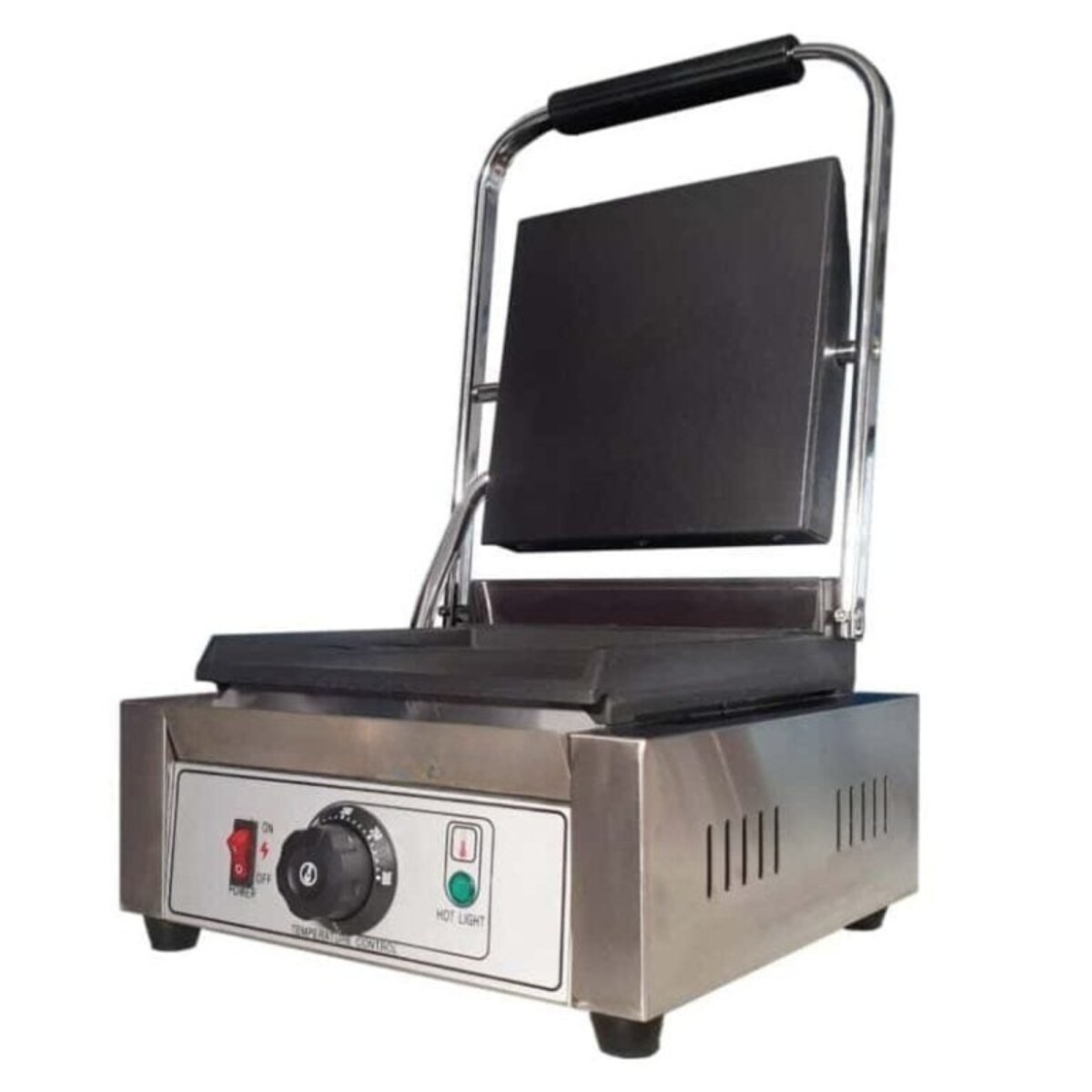 Sandwichera de Prensa Lisa Eléctrica Flamemax 