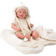 Arias - Muñeca Reborn Diego de 45 cm, bebé con Ropa Beige Arias - Muñeca Reborn Diego de 45 cm, bebé con Ropa Beige
