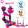 Monopatin Tripatín Buggy Infantil C/ Asiento Y Guía Rosado