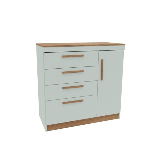 CASTRO- COMODA LILLE 3C 1P PISTACHO 1130A-A CASTRO- COMODA LILLE 3C 1P PISTACHO 1130A-A
