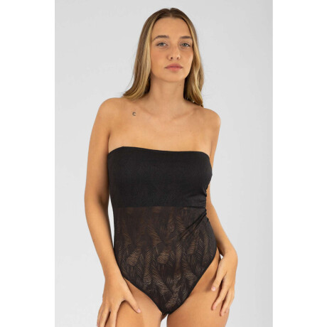 Body strapless lure Negro