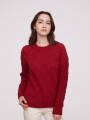 Sweater Loanina Rojo Oscuro