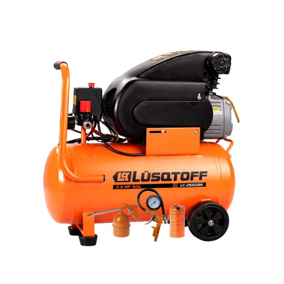 "COMPRESOR AIRE MANDO DIRECTO 2.5HP 50L 220V-50HZ CON KIT DE COMPRESOR" 