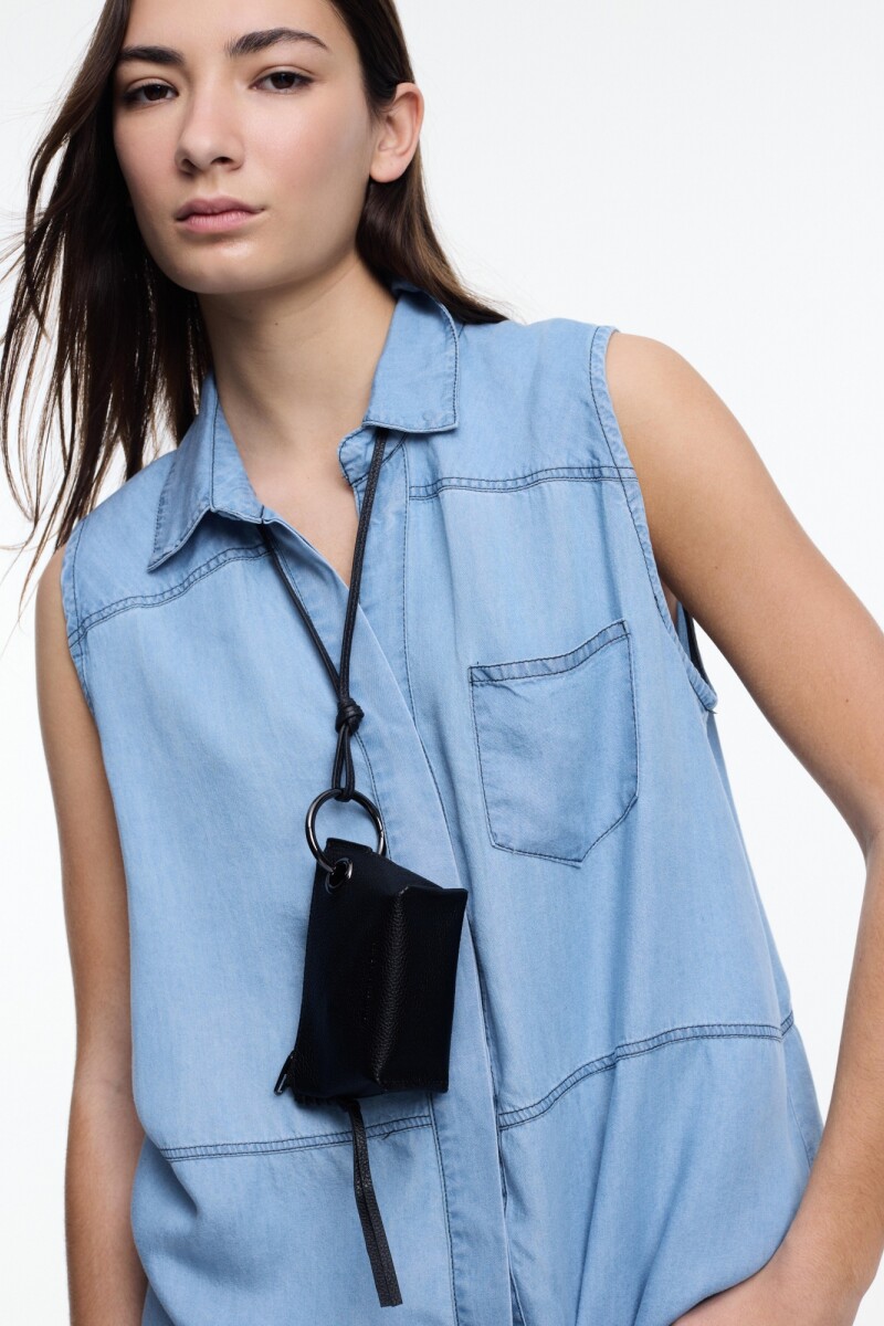 CAMISA SM LYOCELL Azul