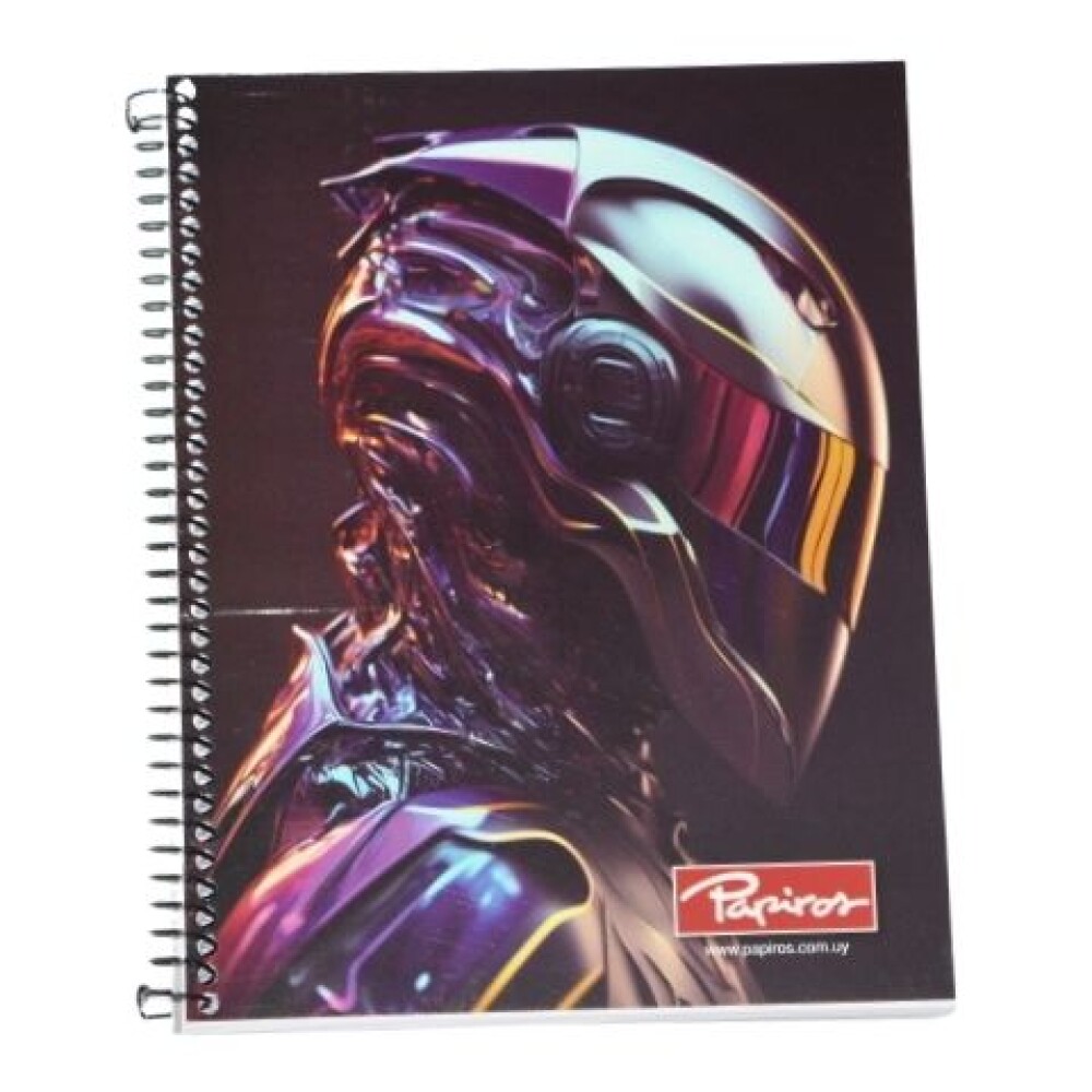CUADERNO PAPIROS CON ESPIRAL 96 HOJAS 796 TAPA CASCO