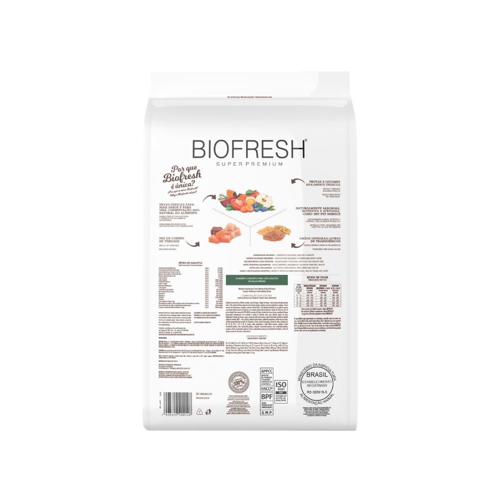 Biofresh Perro Adulto Raza Pequeña 3kg | Salud y Vitalidad — Pet+