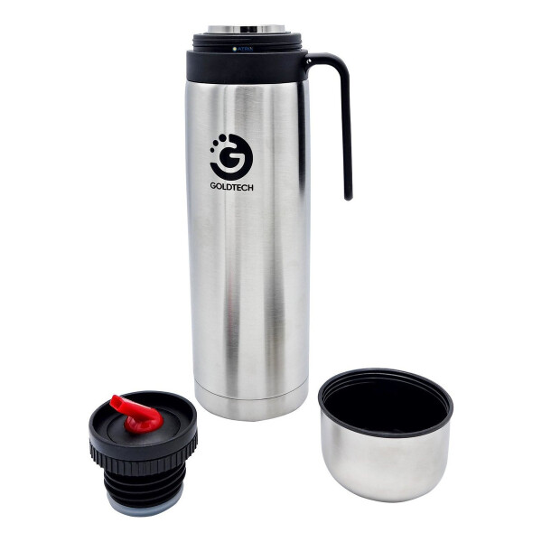 Termo Acero Inoxidable Goldtech 1l Clásico Calidad Termo Acero Inoxidable Goldtech 1l Clásico Calidad
