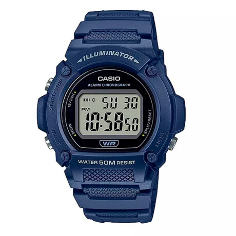 Reloj CASIO W218H-2AVDF en Resina Negro Esfera 44mm 0