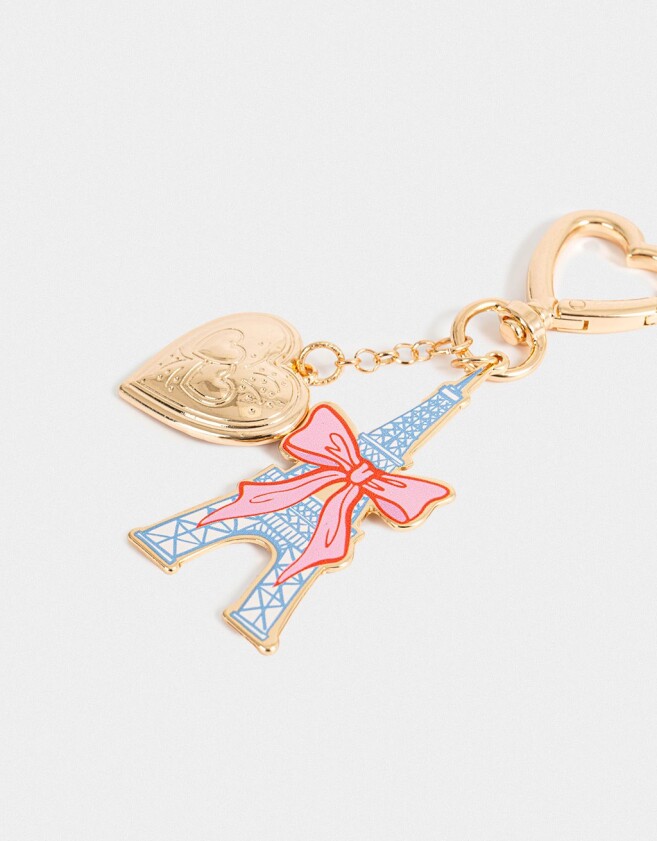 Llavero Metal Llavero Y Charm Multidijes - Combinacion Multicolor