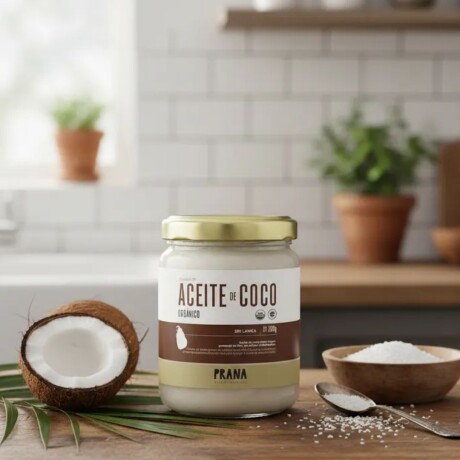 Aceite de Coco Orgánico 200ml Prana Aceite de Coco Orgánico 200ml Prana