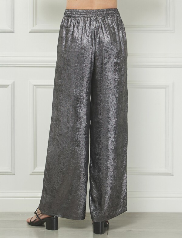 Pantalon Brillo PLATEADO