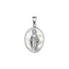 Dije Virgen Milagrosa - Plata 925 - Nacar - CP4655 conpiedra
