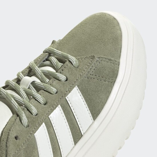 Championes Adidas Grand Court Platform Verde