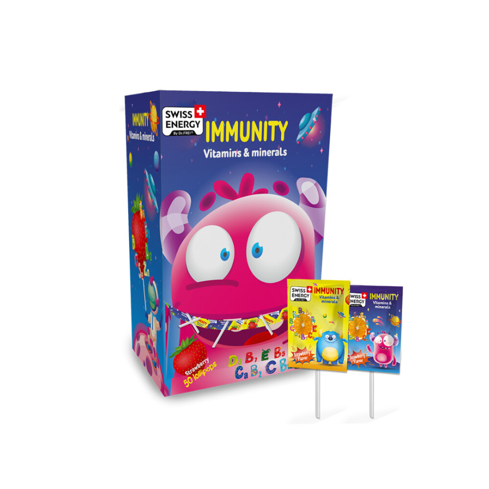 SWISS ENERGY IMMINITY LOLLIP.CHUPETINx50 única