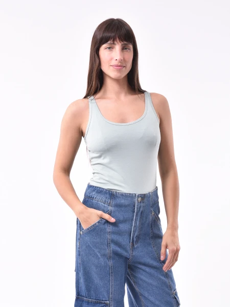 MUSCULOSA INTERIOR VERDE CLARO