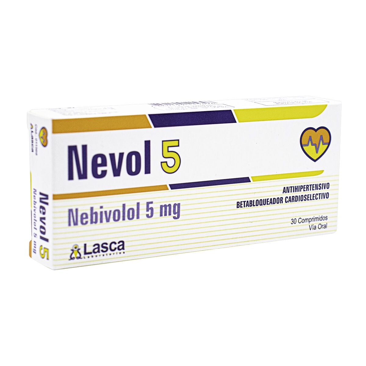 NEVOL 5 MG. CJ X 30 COMP. 