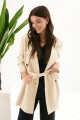 TRENCH SUEDE NATURAL