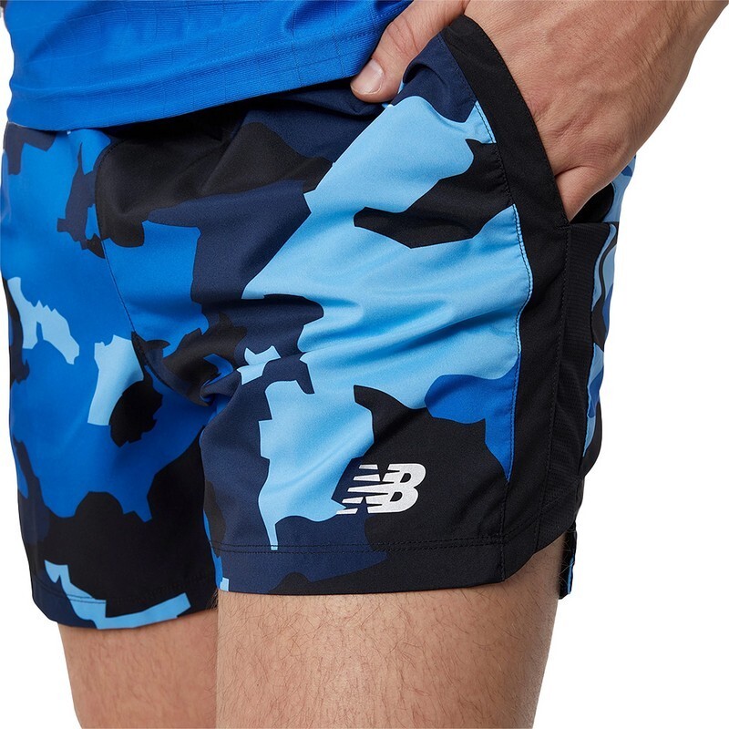 Short New Balance Accelerate Azul