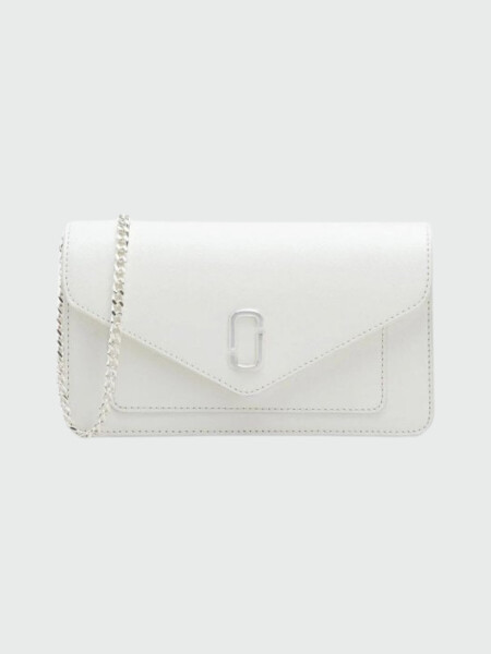MARC JACOBS - Cartera con cadena, LongShot Blanco