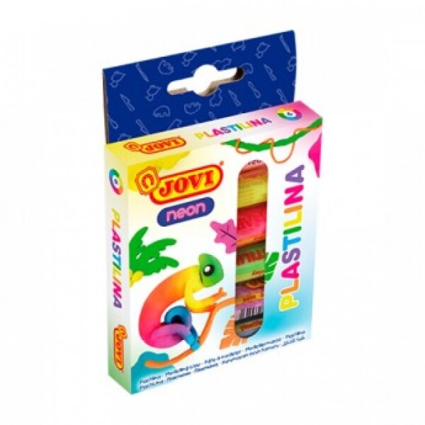 Plasticina Jovi Neón - 6 colores Única