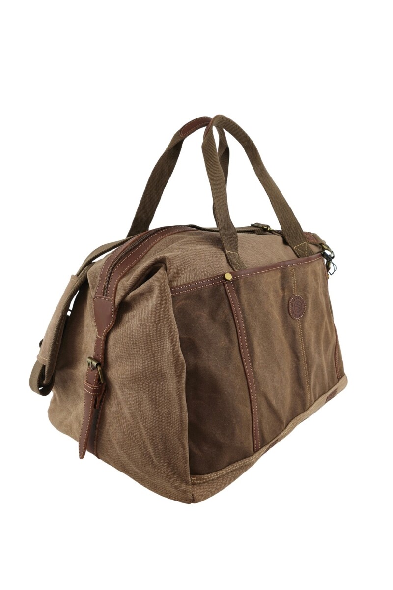 Bolso de viaje y deporte Marrón