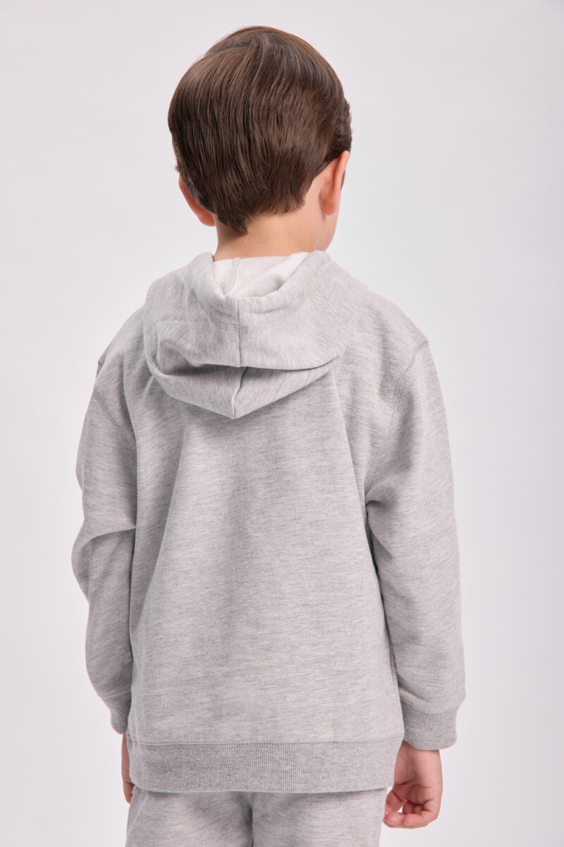 Canguro deportivo básico Gris Melange