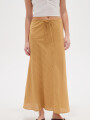 Falda Aglae Beige Oscuro