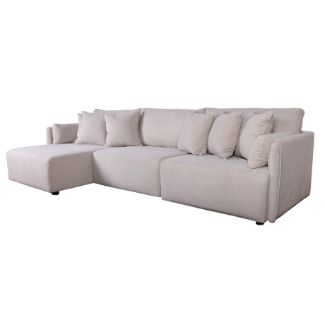 SOFÁ C/CHAISE MÁS DE 4 CUERPOS TELA NATURAL-BEIGE AMALFI BEIGE