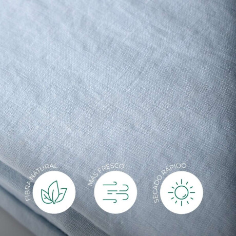 Juego de Sábanas Lino Lavado Algodón Percal 165 grs Super King Crudo