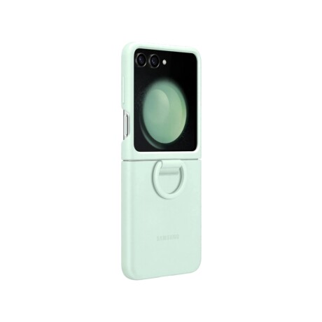 Funda Samsung Silicone Case con Anillo para Galaxy Z Flip5 Ocean Green