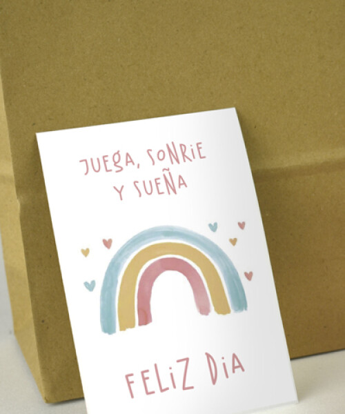 Tarjeta día del niño 10x15. DISEÑO 8