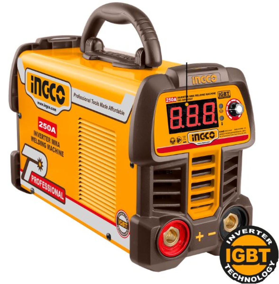 SOLDADORA INVERTER 250AMP LED DISPLAY IGBT INGCO ING-MMA25069 