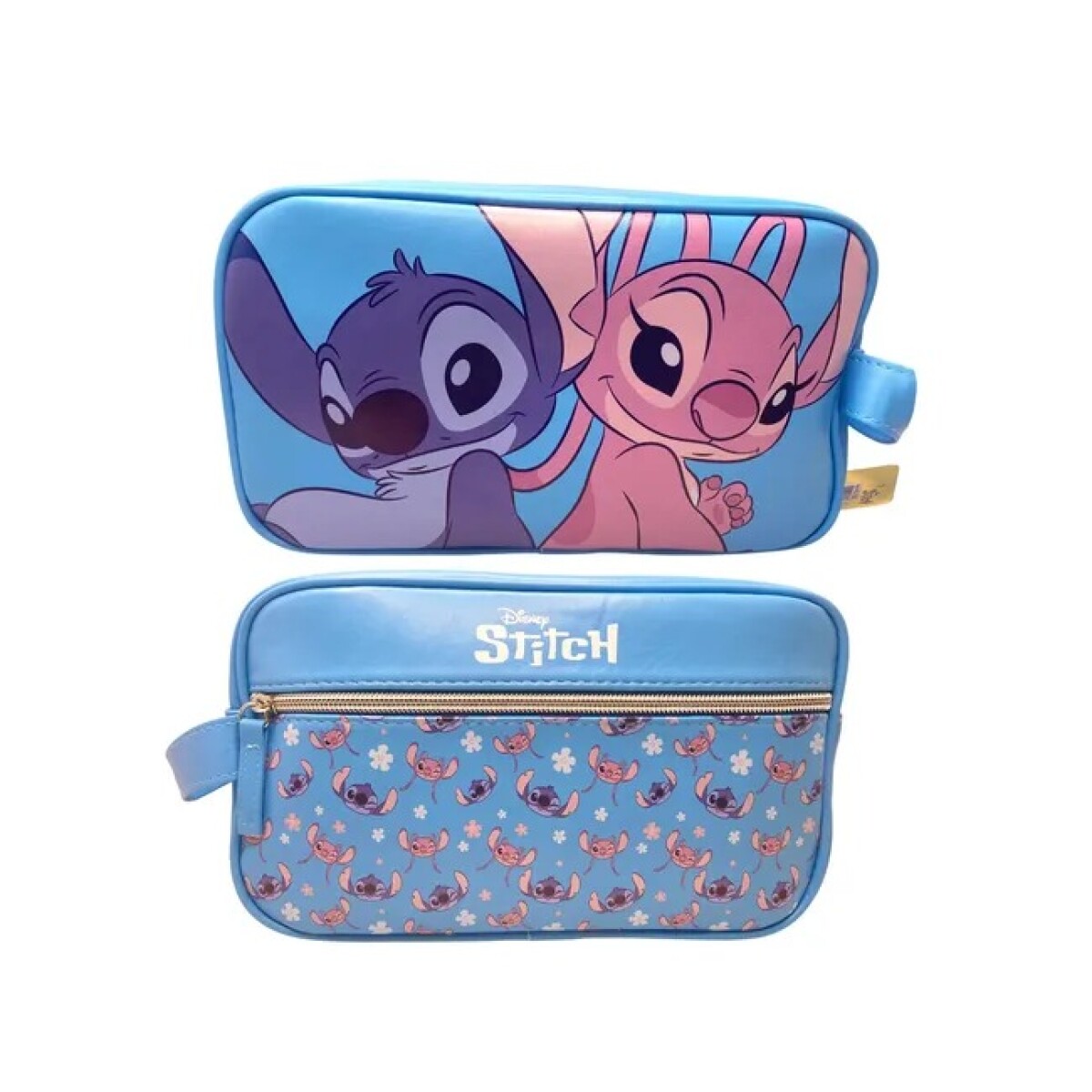 Neceser Grande Disney DLS7353 Stich Universo Binario - CELESTE 