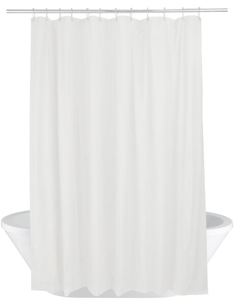 Protector para cortina de baño Amalfi 180 x 180cm Blanco