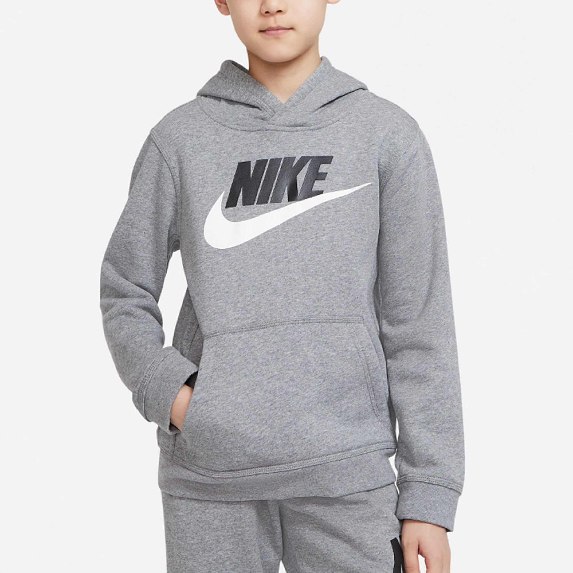 Pantalón corto Nike Sportswear Club BB GX gris/blanco - Tienda de fútbol