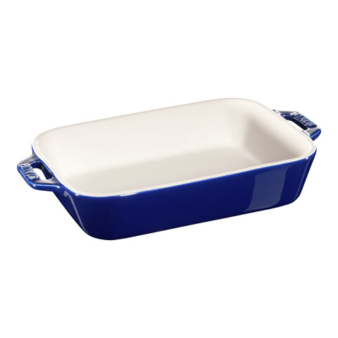 STAUB FUENTE HORNO MED 20 X 16 CM RECT AZUL CERAM STAUB FUENTE HORNO MED 20 X 16 CM RECT AZUL CERAM