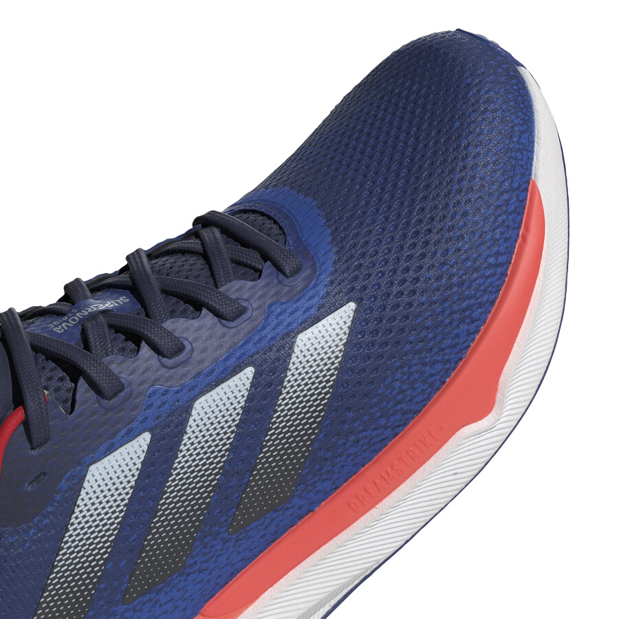 Championes de Hombre Adidas Supernova Stride Azul - Rojo - Blanco