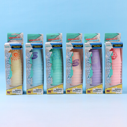 Juego De Mesa - Vasos Apilables - Macaron Juego De Mesa - Vasos Apilables - Macaron