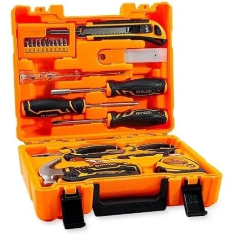 DINGQI JUEGO DE HERRAMIENTAS 38 PIEZAS & TALADRO 12V +VALIJA Dingqi Juego De Herramientas 38 Piezas & Taladro 12v +valija