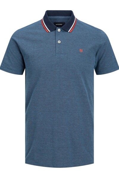 Polera Paulos Polo Contraste Denim Blue