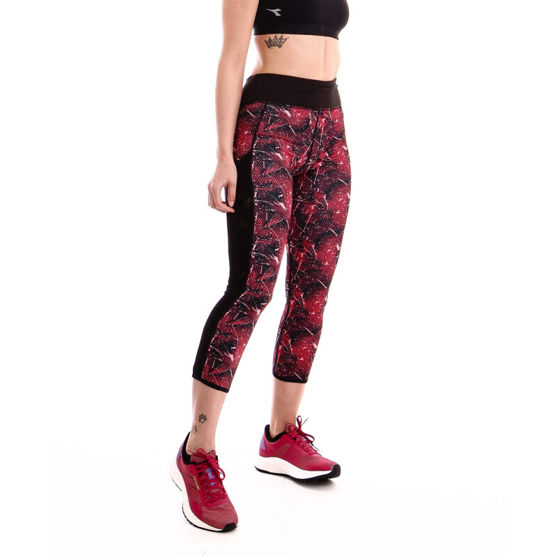 Diadora T2 L. 6/8 TIGHTS REVERSIBLE Negro