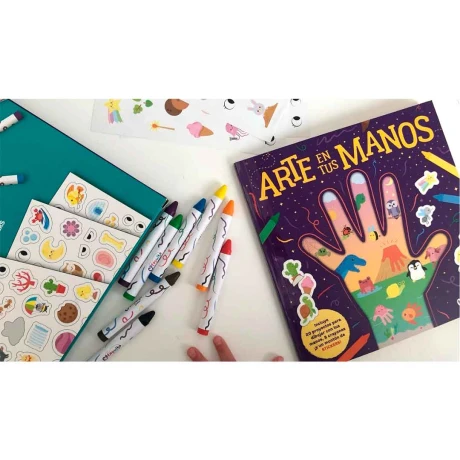 Libro Arte en tus manos aprende a dibujar con crayones 001
