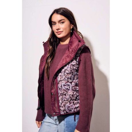 Chaleco Reversible Bordeaux