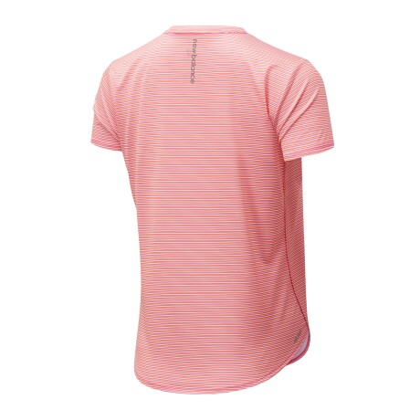 Remera New Balance de Dama - ACCELERATE - WT11221PKW PINK/WHITE