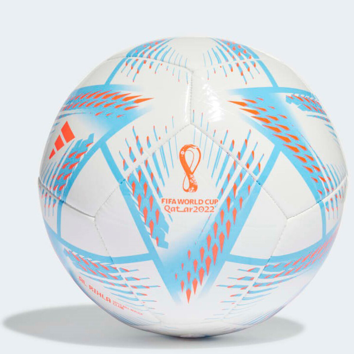 Pelota Fifa World Cup Adidas - Blanco/Celeste/Naranja 