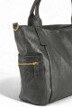 Cartera grande combinada Negro