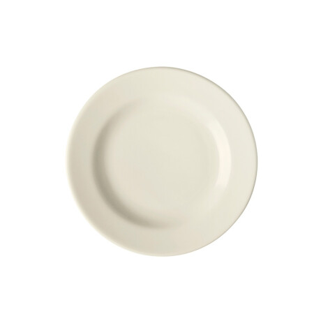 Plato Llano de Porcelana Blanca 22 cm Americana Plato Llano de Porcelana Blanca 22 cm Americana